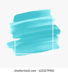 Logo brush painted watercolor background vector illustration. Perfect design for headline and sale banner. 