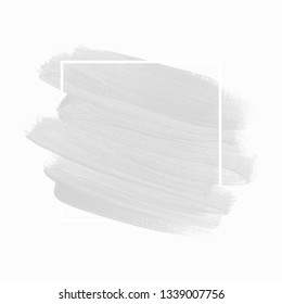 Logo brush painted watercolor background vector. Perfect design for headline and sale banner. 