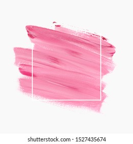 Logo brush painted watercolor background vector. Perfect design for headline and sale banner. 