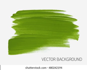 Logo brush painted watercolor background. Art abstract brush paint texture design acrylic stroke poster vector illustration. Perfect design for headline, logo and sale banner. 