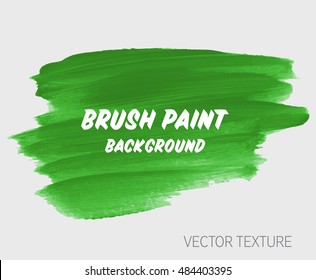 Logo brush painted watercolor background. Art abstract brush paint texture design acrylic stroke poster vector illustration. Perfect design for headline, logo and sale banner. 