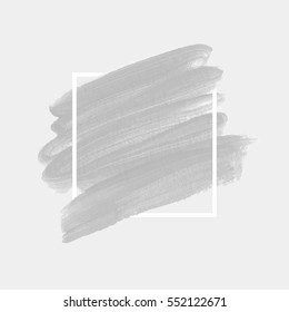 Logo Brush Painted Abstract Background Design Stock Vector (Royalty ...