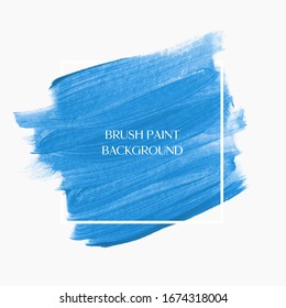 Logo brush stroke paint watercolor background vector. Perfect design for headline and sale banner. 