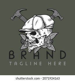 Logo for a brutal company
