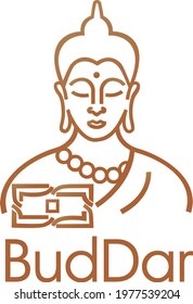 Logo with Budda and a gift for the gift shop