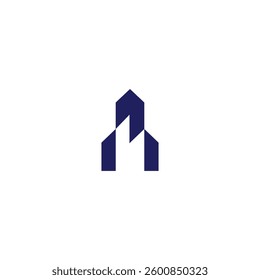 logo I building element vector technology