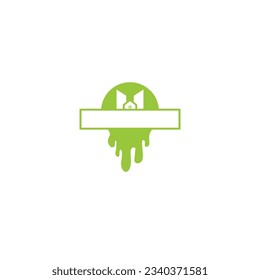 logo building N vector biotechnology illustration