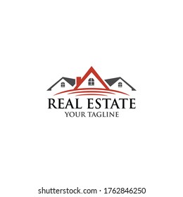 Real Estate Property Construction Logo Design Stock Vector (Royalty ...