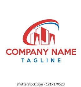 logo building vector graphic. perfect for property company logo