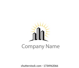 un logotipo de los edificios