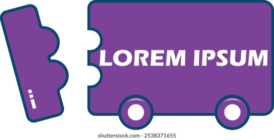 The logo is for bus ticketing booking mobile application