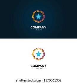 Logo Business Circle and Start