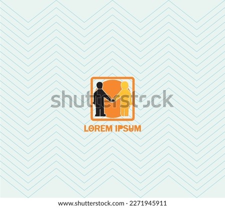 Logo for a business and cooperation: Represents collaboration, partnership, and trust between businesses. May include symbols of handshake, team, or network.