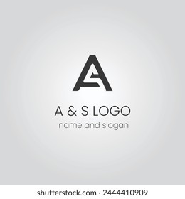  AS LOGO , Logo de empresa, Logo creativo