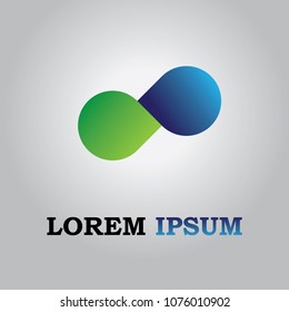 logo business design with geometric concept