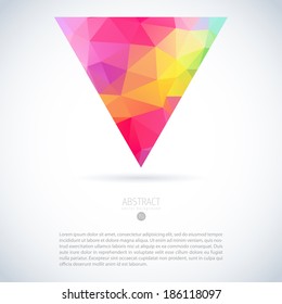 logo business diamond hipster water triangle abstract vector trendy scene with triangle item logo business diamond hipster water triangle line colorful abstract scene multicolored digital glass wash c