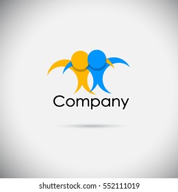 logo business partner. Vector.