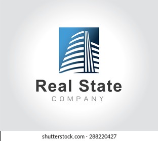 Logo Business Real State Skyscrape Symbol / Icon Isolated, Building. Template