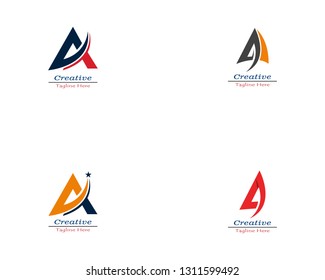A Logo Business Template Vector