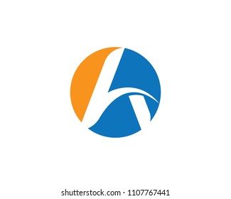 A  Logo Business Template Vector icon
