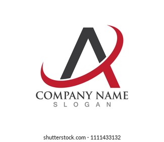 A  Logo Business Template Vector icon
