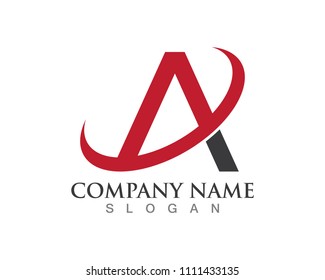 A  Logo Business Template Vector icon
