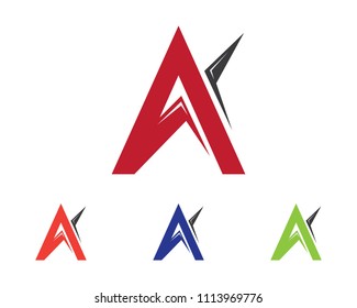 A  Logo Business Template Vector icon
