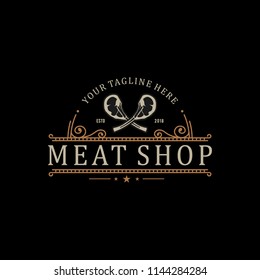 logo for butcher or farm shop