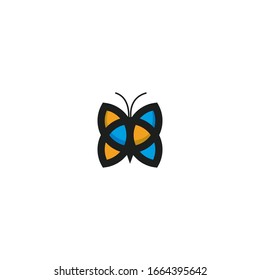 Logo Butterfly with a unique design