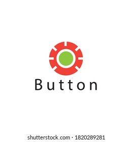 logo button illustration circle color icon design vector
