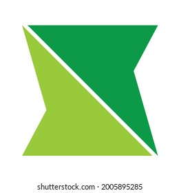 Logo by taking the basic letter Z which can mean Zero or something else with a bright green blend color.