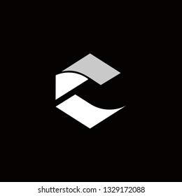 logo C 3d vector initial