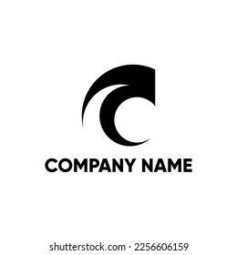  logo c combination with a wave
