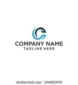 SÍMBOLO DEL VECTOR DEL ICONO DE LOGO C