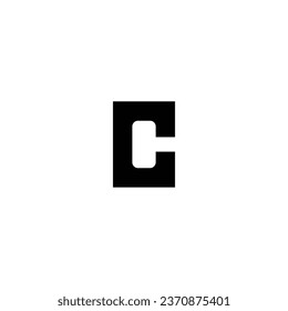 Logo c initial c black letter monogram