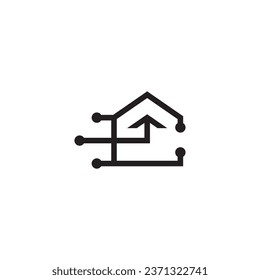 Logo c initial c building corporate design technology