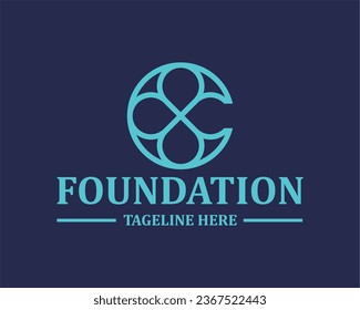 Logo c initial c Clover design modern simply art building, illustration, vector, graphic, business, care, health, logo, property, design, icon, company, template, concept, corporate, symbol, sign