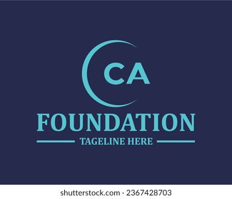 Logotipo de letra ca vektor inicial diseño de marca medicina, lujo, saludable, monograma, finanzas, industria, diseño de logotipo, tipografía, atención de salud, identidad corporativa, costumbre, futuro construcción de edificios