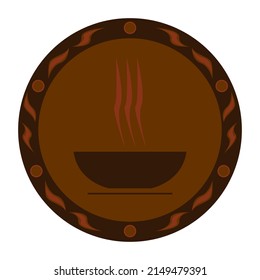 logo for cafe on white background
