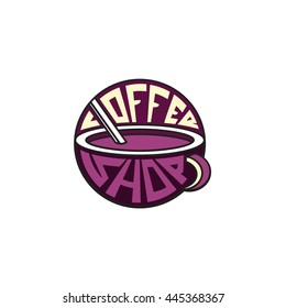 Logo for cafe.Badges and Design Elements.Vector illustration.