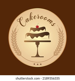 Logo para la pastelería y panadería Ilustración del vector