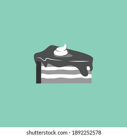 Logo for cake shop. Element design for corporate identity, banner, business card, poster.