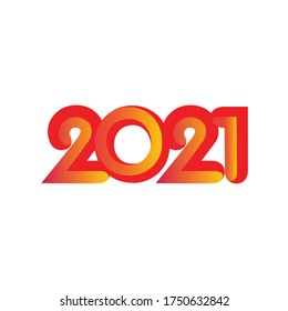 Vector de arte de la Calender de logotipo 2021