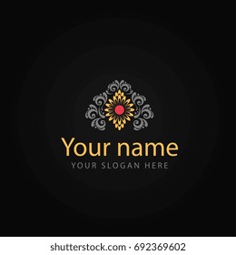 Logo calendula monograms. This is your way to success