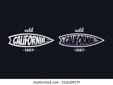 Plantilla de Ilustración del Vector de Playa de Surfing con un diseño sencillo y elegante para cualquier industria