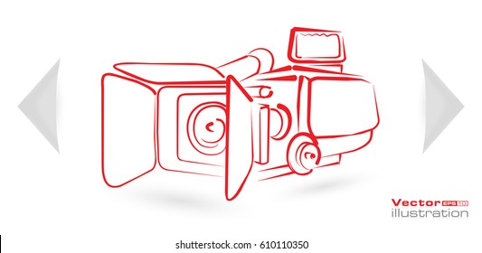 Logo of camcorder 