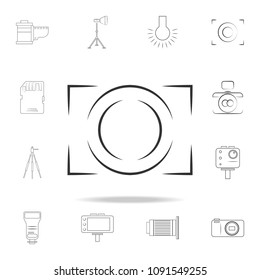 logo camera icon. Detailed set of photo camera icons. Premium graphic design. One of the collection icons for websites, web design, mobile app on white background