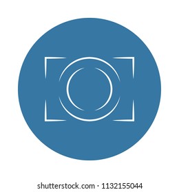 logo camera icon. Element of photo icons for mobile concept and web apps. Badge style logo camera icon can be used for web and mobile apps