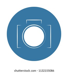 logo camera icon. Element of photo icons for mobile concept and web apps. Badge style logo camera icon can be used for web and mobile apps