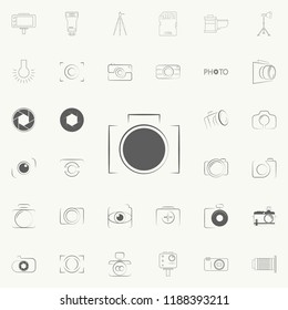 logo camera icon. Photo icons universal set for web and mobile